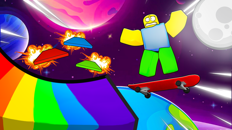 Obby But You're on a Skateboard thumbnail
